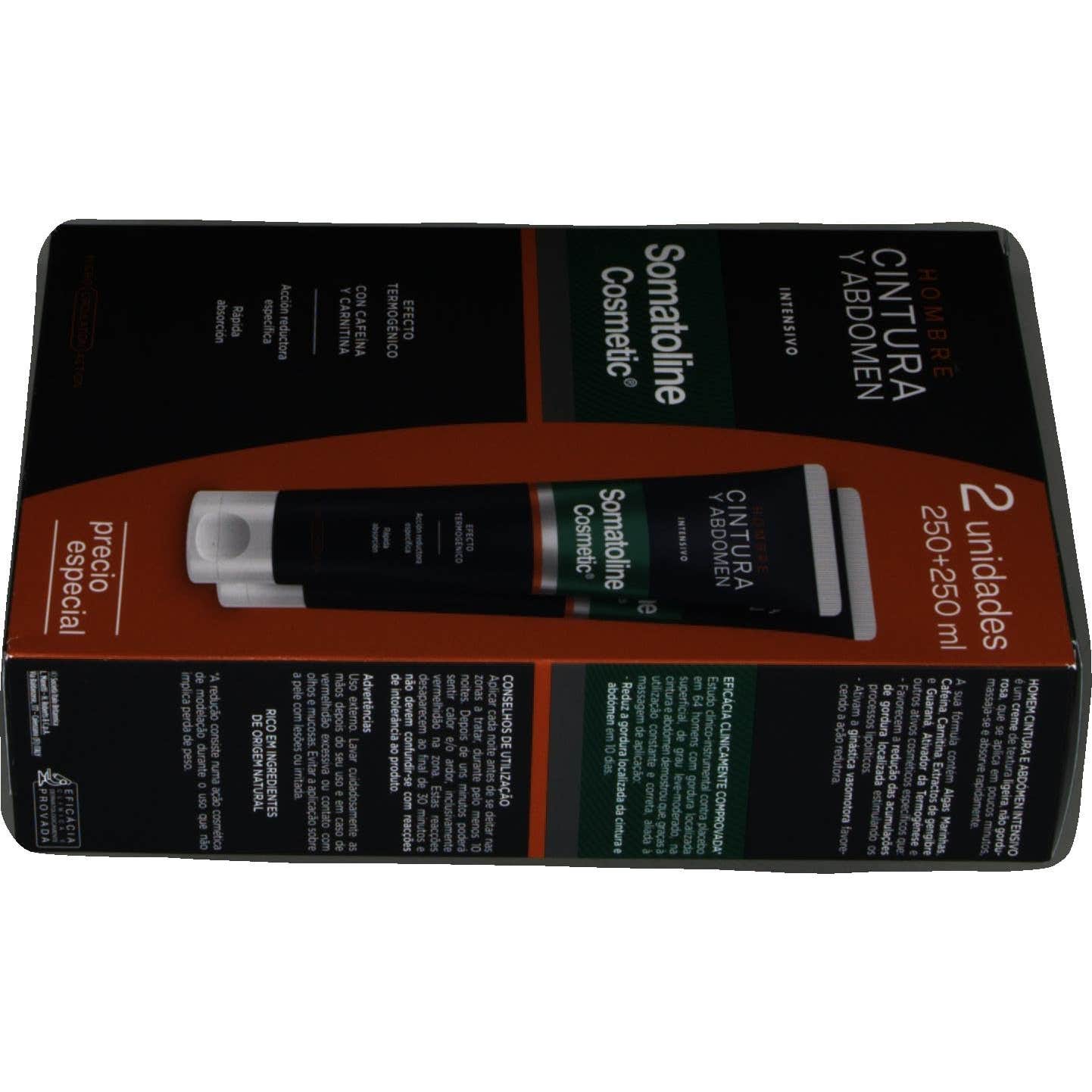 Somatoline Hombre Cintura y Abdomen Intensivo 2x250ml