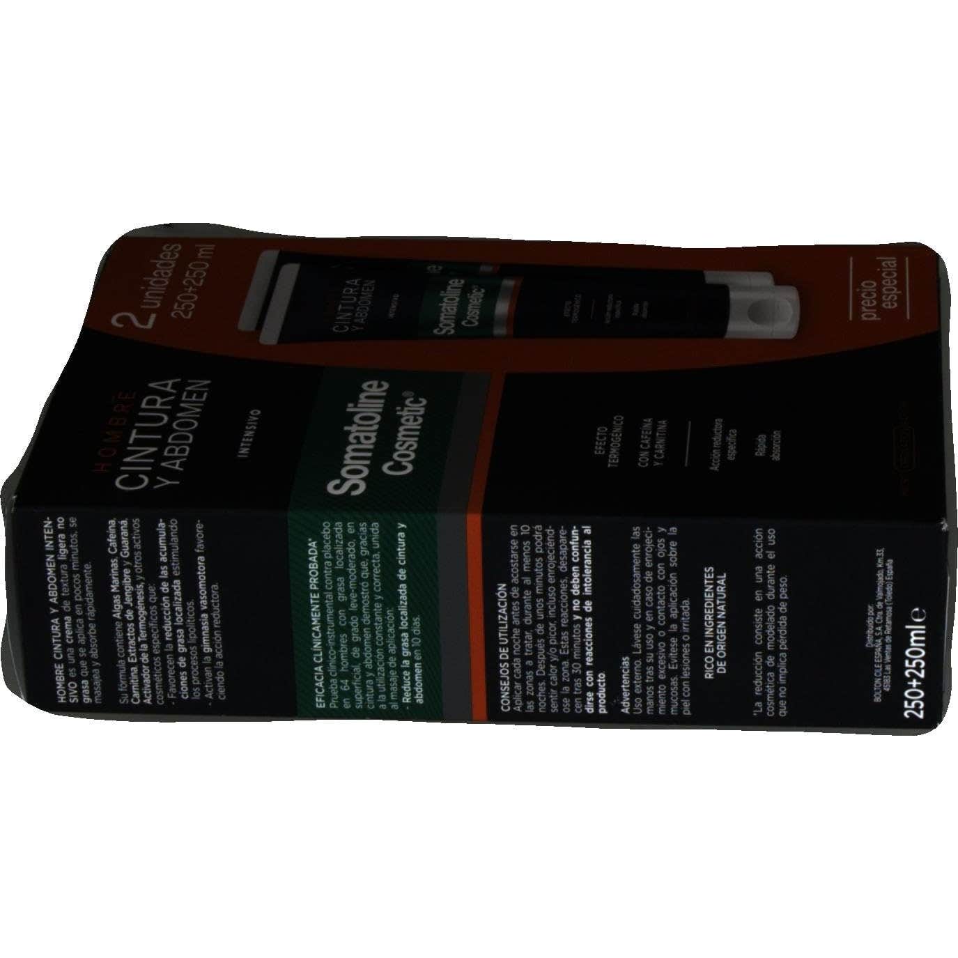 Somatoline Hombre Cintura y Abdomen Intensivo 2x250ml