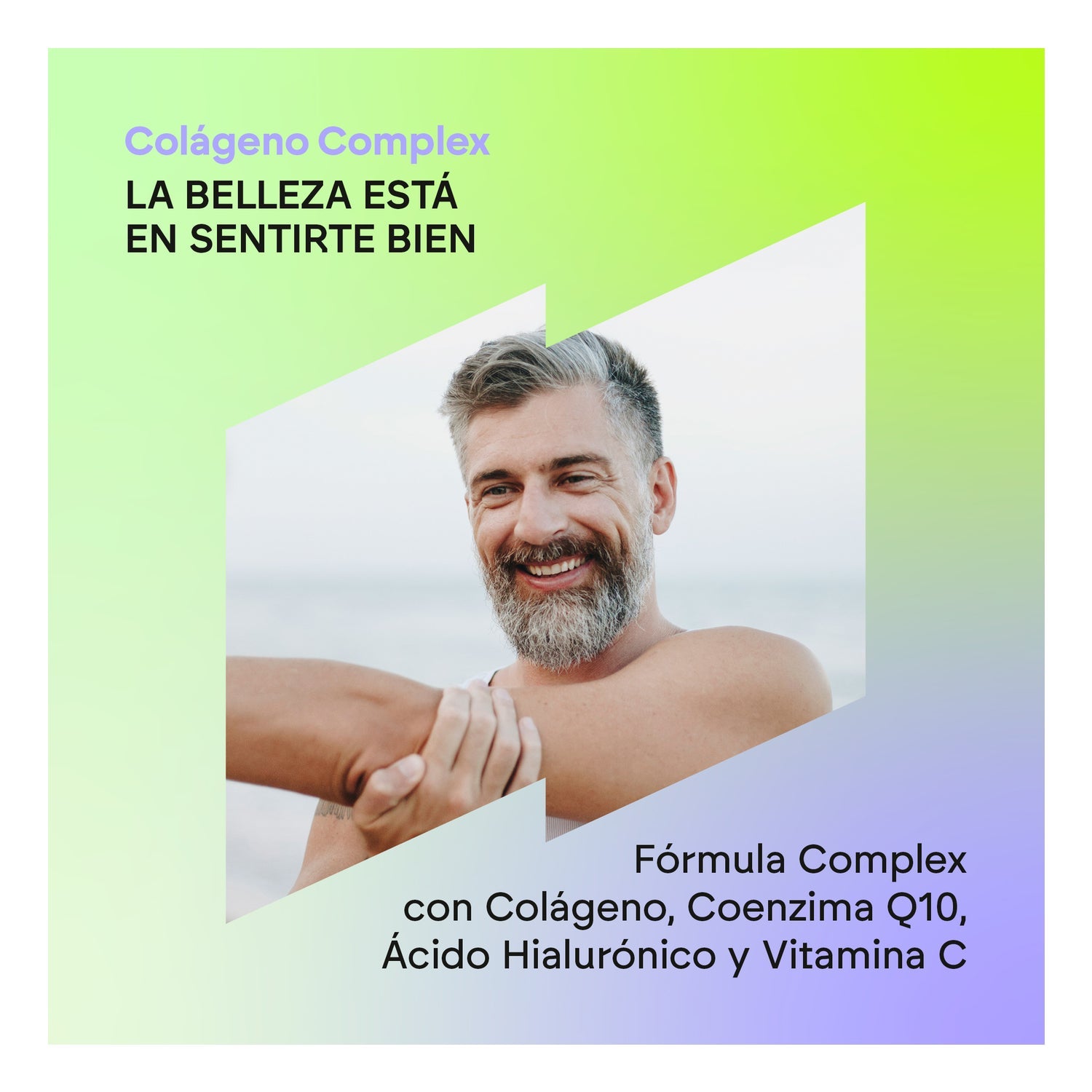 Nutralie Colageno Complex + Ácido Hialurónico + Coencima Q10 60caps