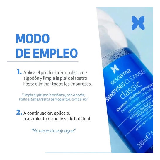 Sesderma Sensyses Cleanser Classic Desmaquillante Limpiador 200 ml