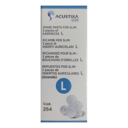 Acustika 3 Tapones de Recambio Slim L 1ud