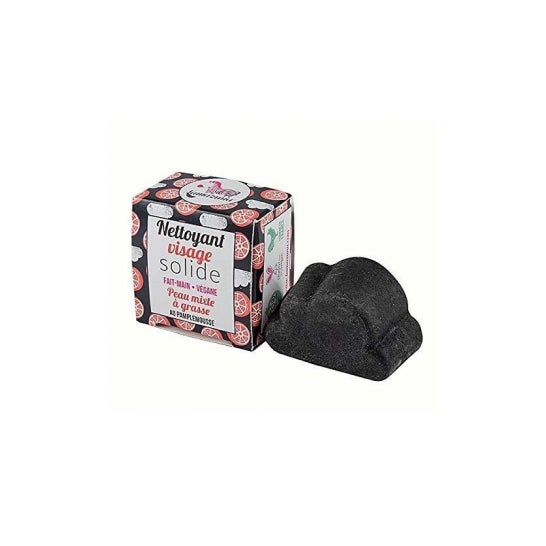 Lamazuna limpiador facial sólido combinado con aceite de pomelo 25 g