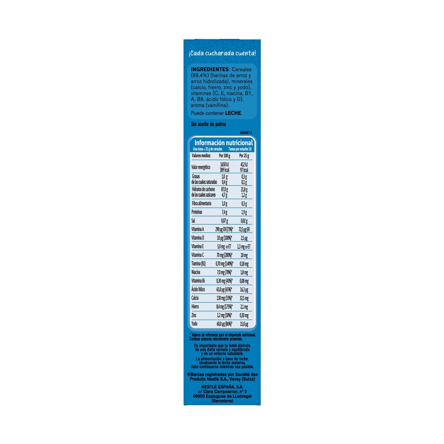 Gerber Crema de Arroz Sin Gluten 250g