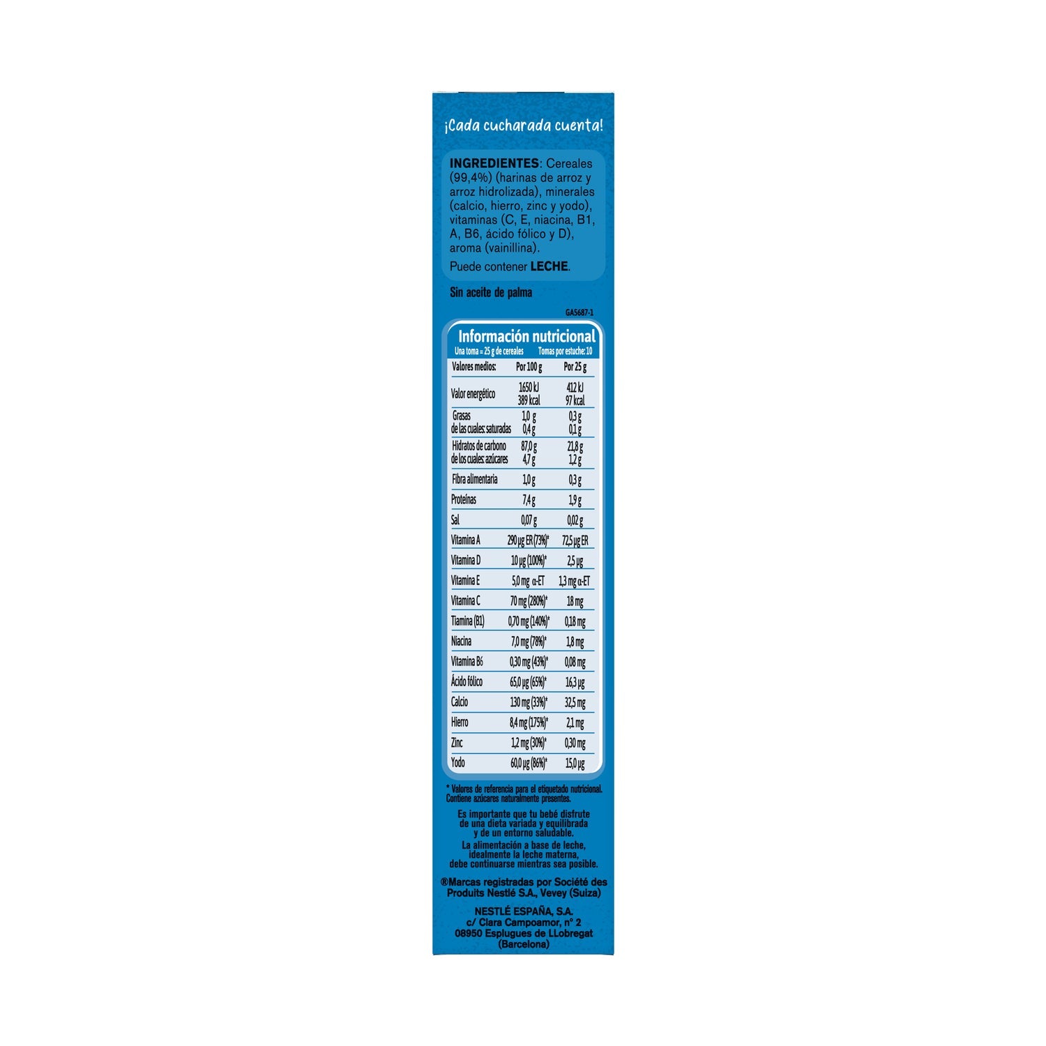 Gerber Crema de Arroz Sin Gluten 250g