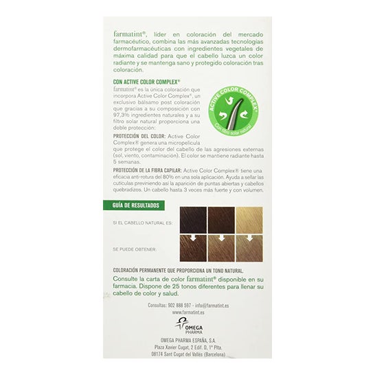 Farmatint Gel 7C Rubio Ceniza 135ml