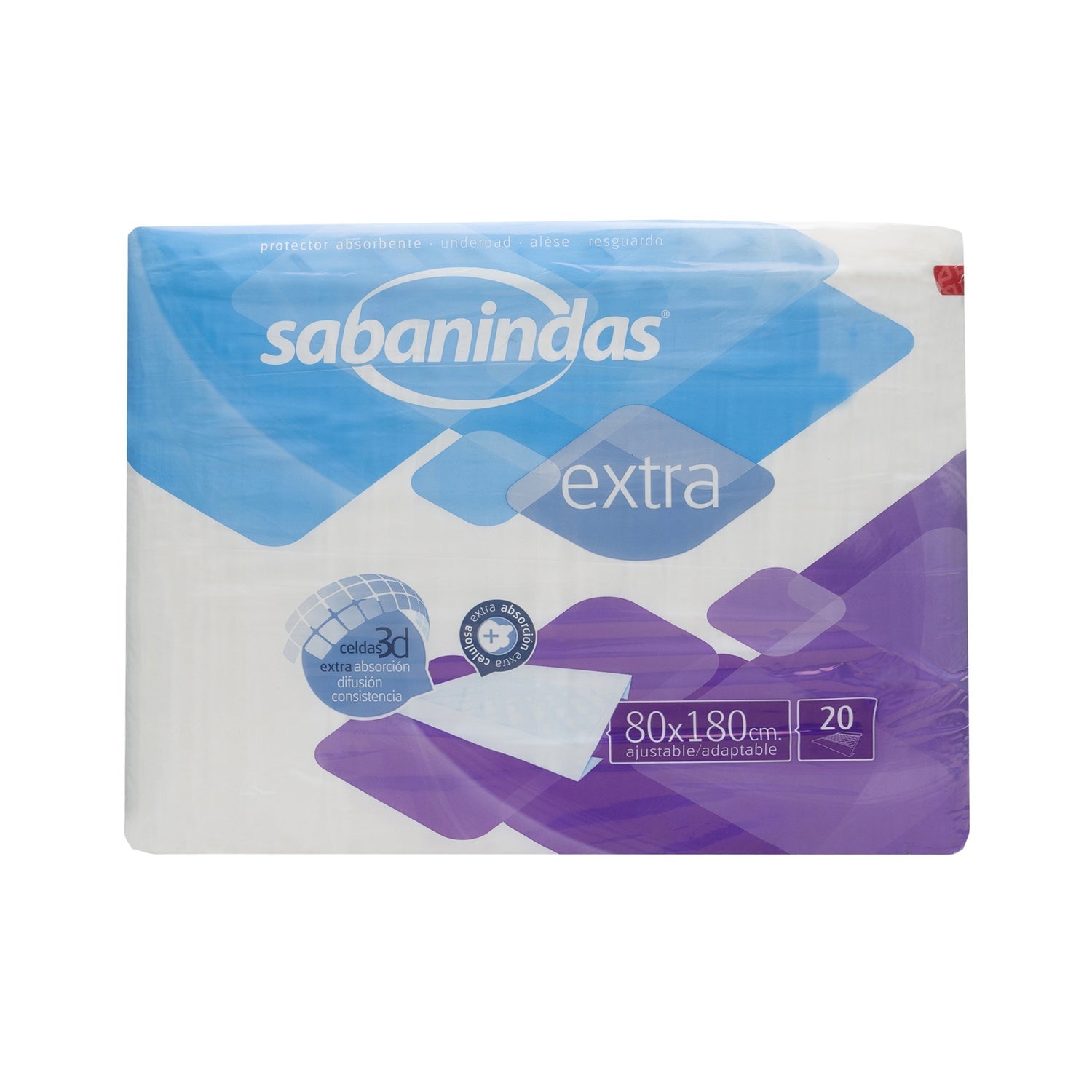 Sabanindas 80cmx180cm 20uds