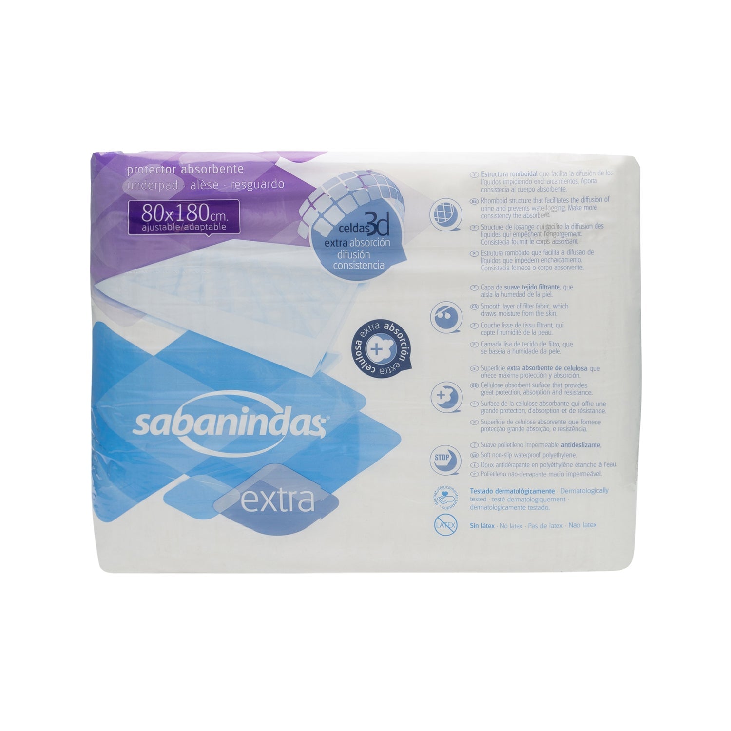 Sabanindas 80cmx180cm 20uds