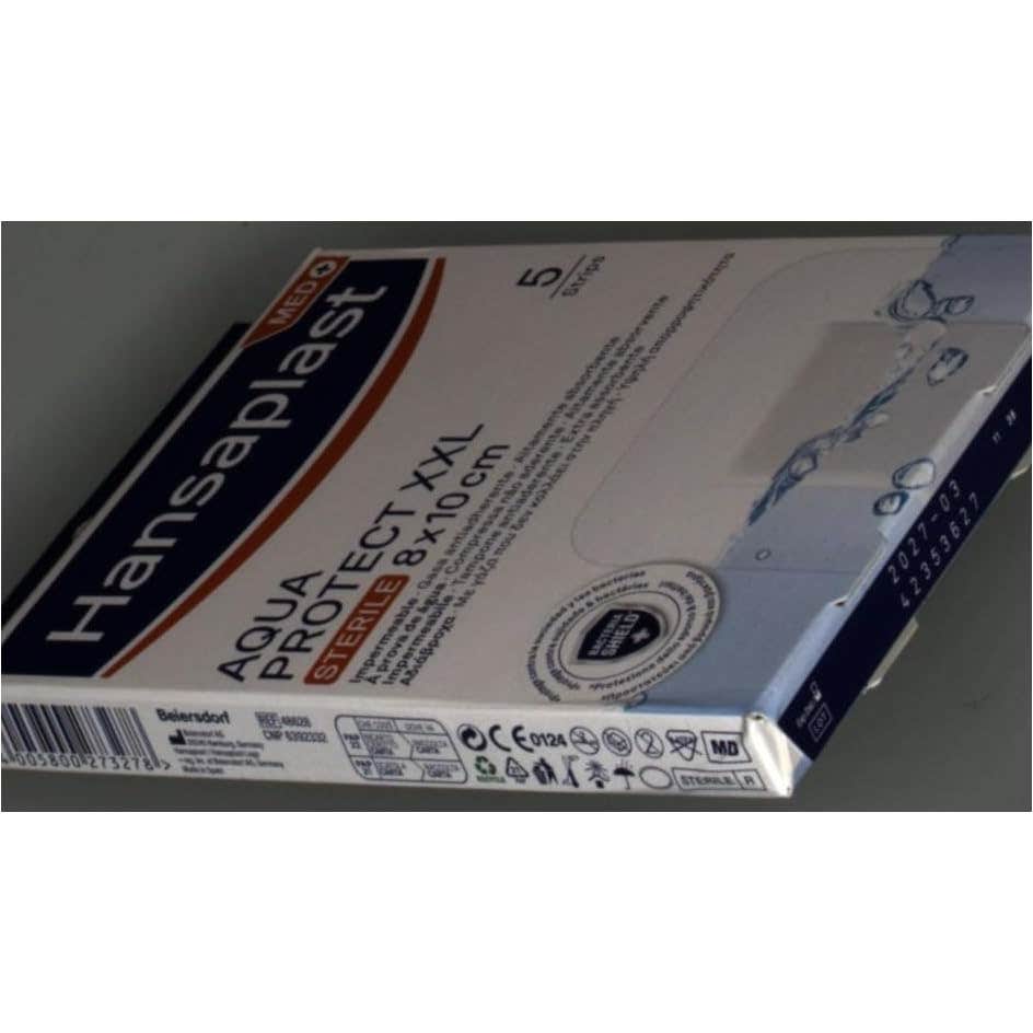 Hansaplast Med+ Aqua Protect XXL Apósitos 8x10cm 5uds