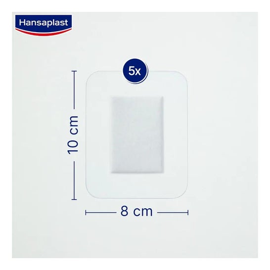 Hansaplast Med+ Aqua Protect XXL Apósitos 8x10cm 5uds