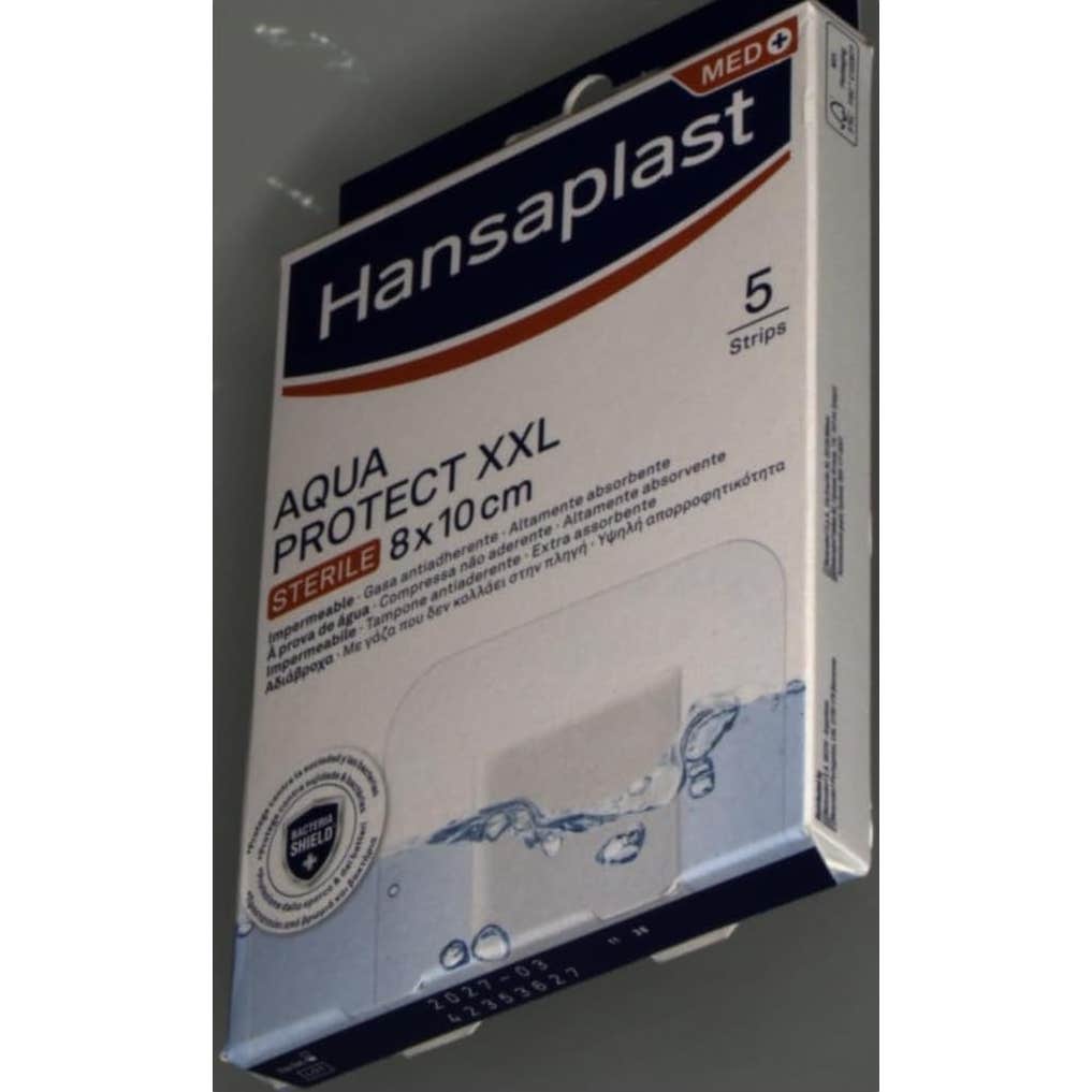 Hansaplast Med+ Aqua Protect XXL Apósitos 8x10cm 5uds