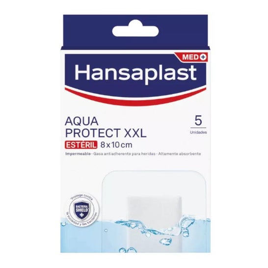Hansaplast Med+ Aqua Protect XXL Apósitos 8x10cm 5uds