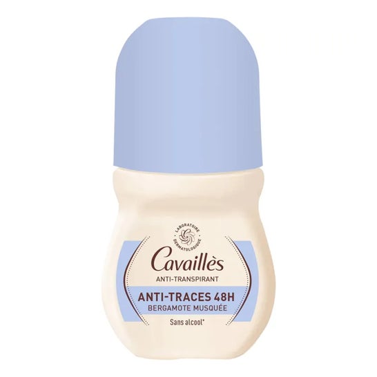 Cavaillès Déodorant Anti-Transpirant Anti-Traces 48h Bergamote 50 ml