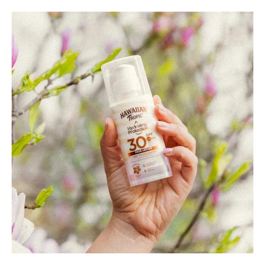 Hawaiian Tropic Silk Hydration Air Soft Loción Solar Facial SPF30 50ml