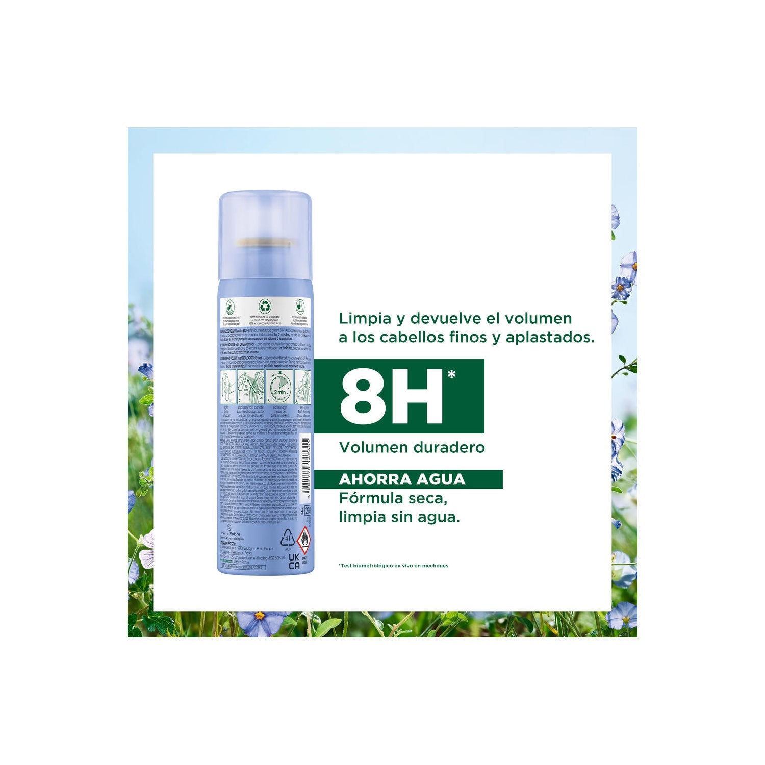 Klorane Champú Seco al Lino BIO 150ml