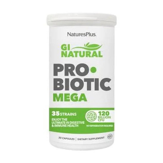 NaturesPlus GI Natural Probiotic Mega 30caps