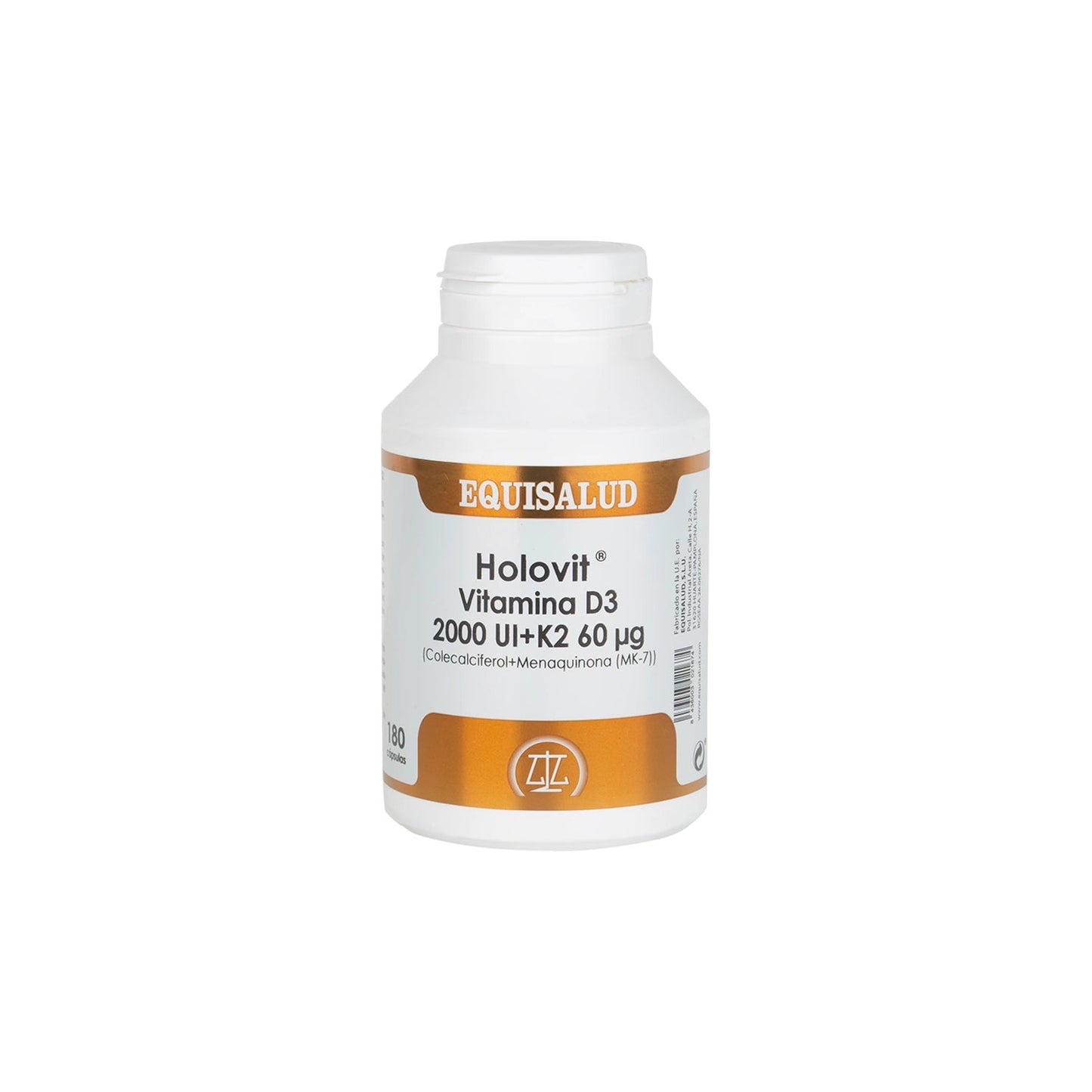 Holovit Vitamina D3 2.000UI + K2 60µg 180caps
