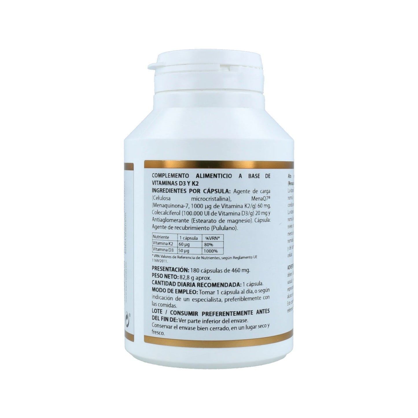 Holovit Vitamina D3 2.000UI + K2 60µg 180caps