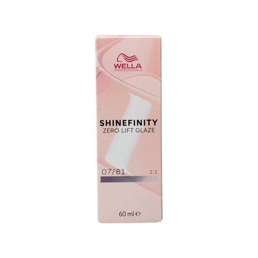 Wella Shinefinity Tinte Zero Lift Glaze Color 07/81 90 ml