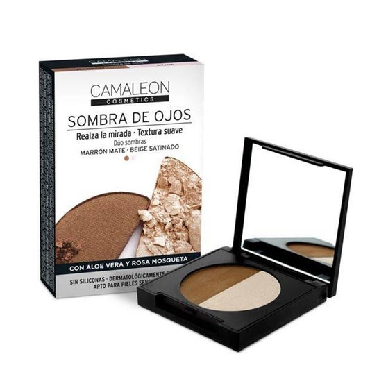 Camaleon Sombras de Ojos Marrón y Beige 2x2.3g