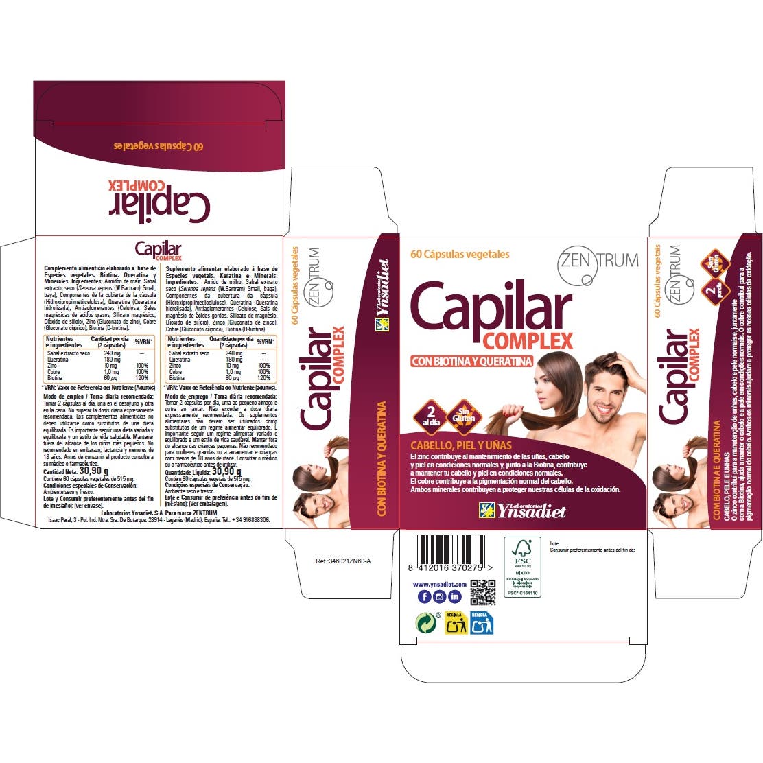 Zentrum Capilar Complex 60 vcaps