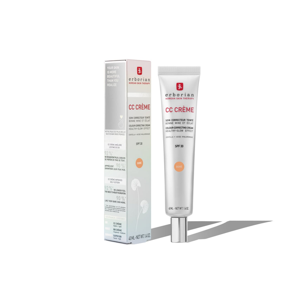 Erborian CC Cream Centella Asiática SPF30 Doré 40ml