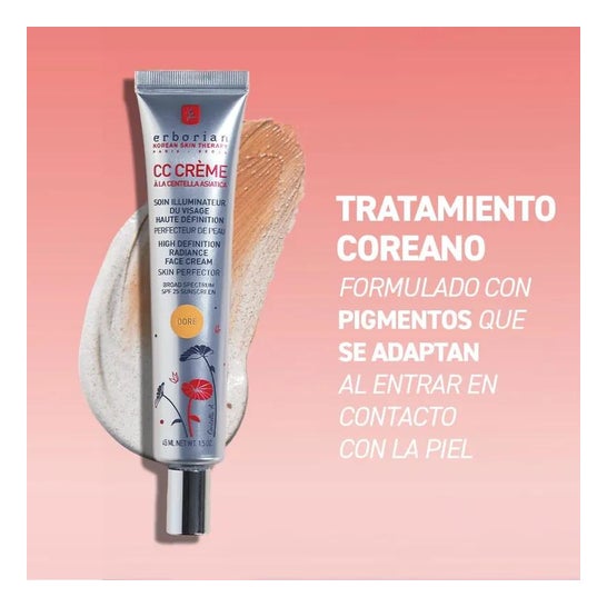 Erborian CC Cream Centella Asiática SPF30 Doré 40ml