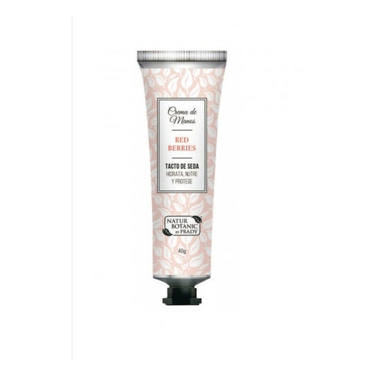 Natur Botanic Crema De Manos Tacto De Seda Red Berries 40 G