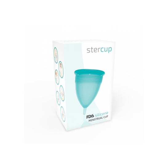 Stercup Copa Menstrual Fda Silicone T S Aquamarina 1ud