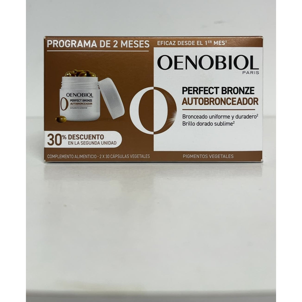 Oenobiol Perfect Bronze Autobronceador Intenso 2x30caps