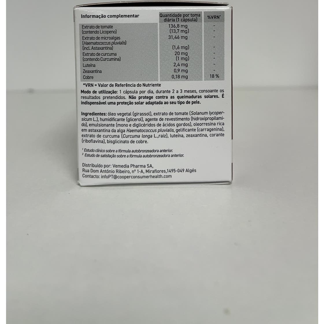 Oenobiol Perfect Bronze Autobronceador Intenso 2x30caps