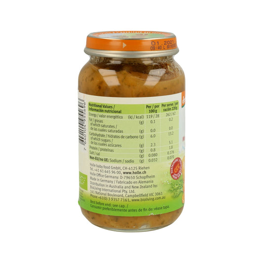 Holle Tarrito Verduras con Arroz +8M 220g