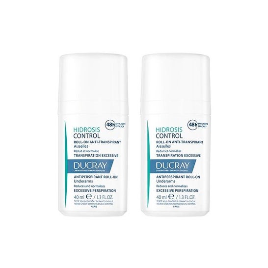 Ducray Hidrosis Control Anti-Transpirante Roll-On 2x40ml