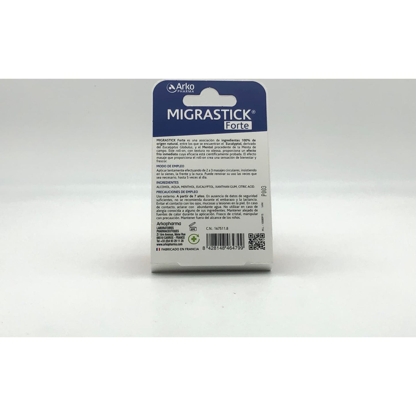 Arkopharma Migrastick Forte Roll On 3ml