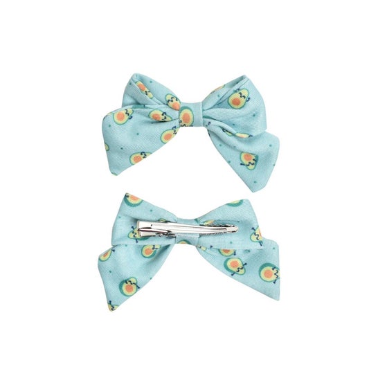 Mr Wonderful Clips de Pelo Lazo Aguacate 2 uds
