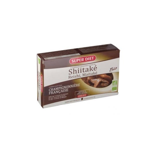 Súper Diet Shiitake Reishi Ma?tak? 20 ampollas