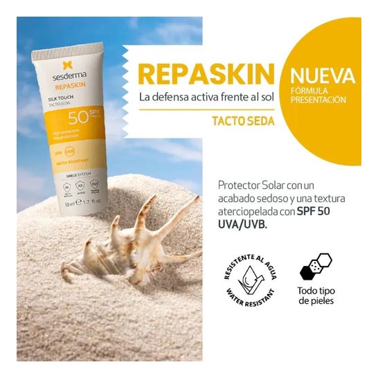 Sesderma Repaskin Fotoprotector Facial Tacto Seda SPF50 50ml