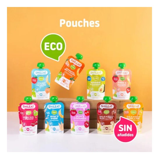 Smileat Pouch Ecológico de Cereza Açai y Amaranto 100g