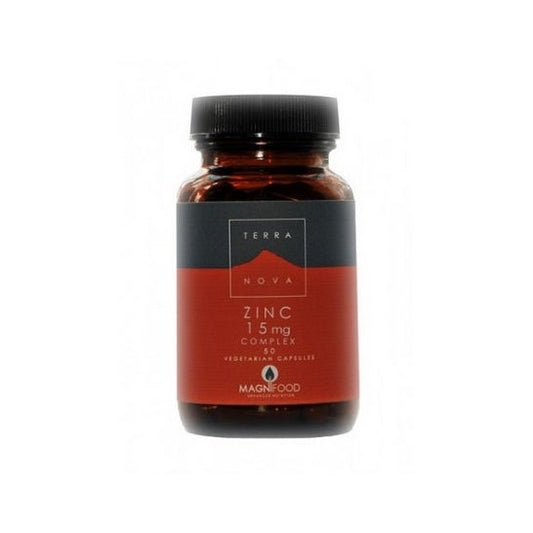 Terranova Zinc 15 Mg Complex 50 Cápsulas