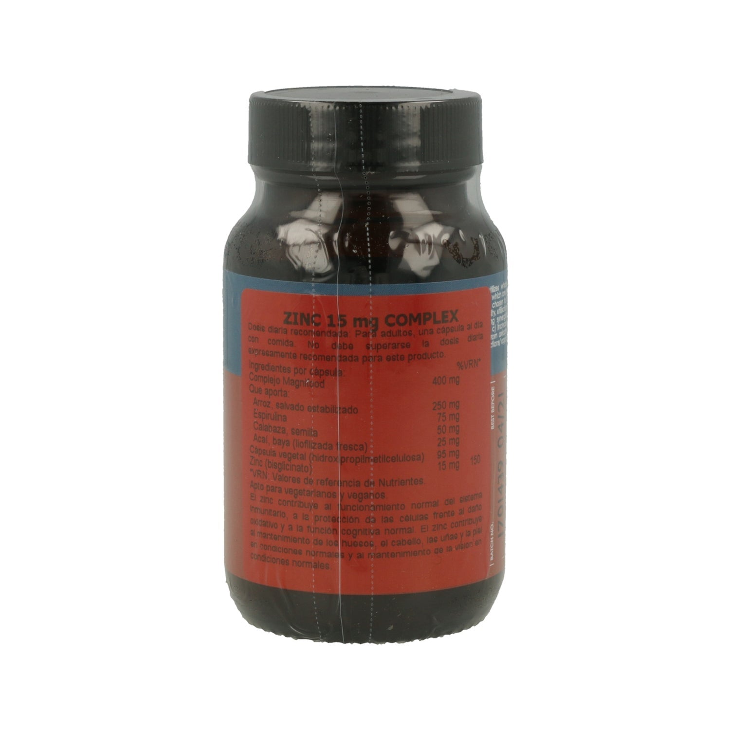 Terranova Zinc 15 Mg Complex 50 Cápsulas