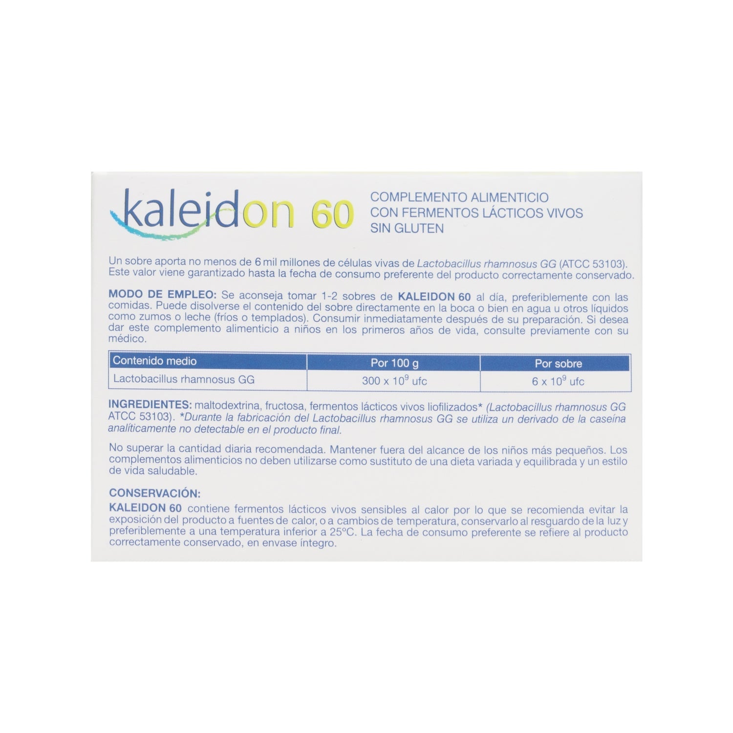 Kaleidon 60mg 12 sobres