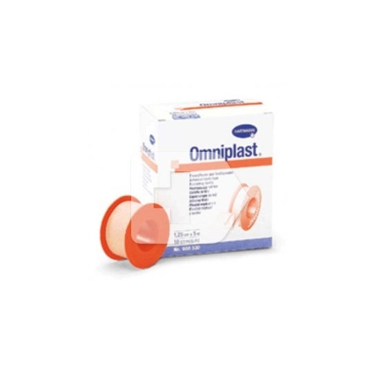 Omniplast® esparadrapo rosa tela hipoalérgico 5MX1 25 cm 1 ud