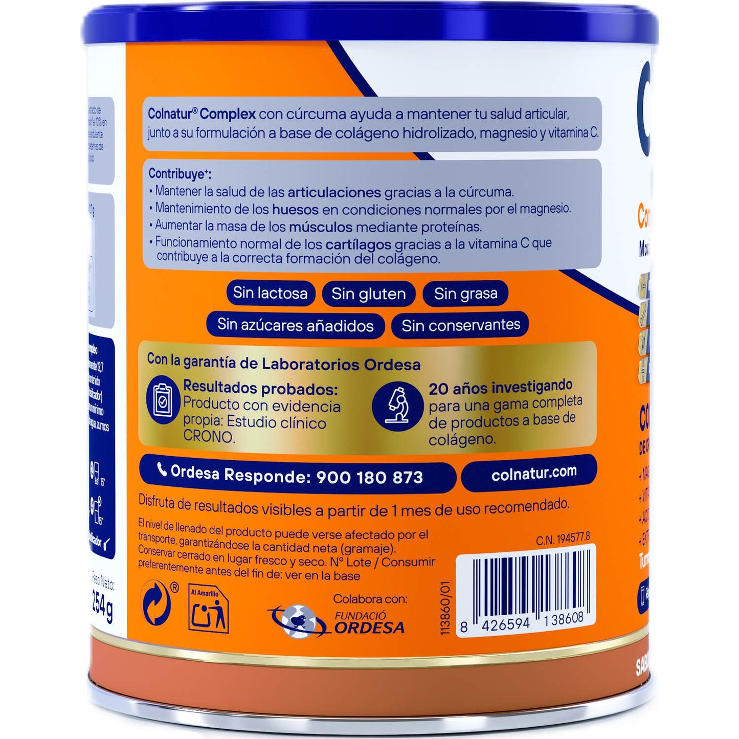 Colnatur Complex Cúrcuma 254 g