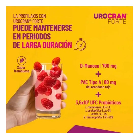 Urocran Forte Sabor Frambuesa 30sobres