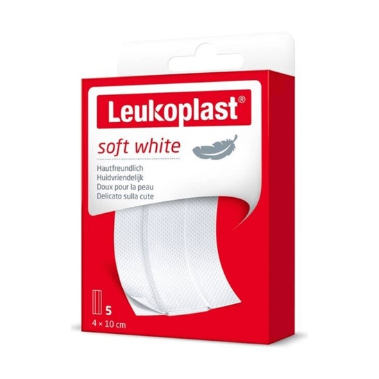 Leukoplast Soft Whit Pans 10x4 Cm 5