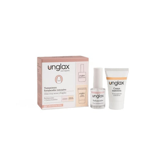 Unglax tratamiento uñas crema 15ml + endurecedor 10ml