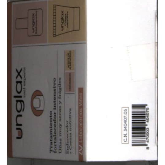 Unglax tratamiento uñas crema 15ml + endurecedor 10ml