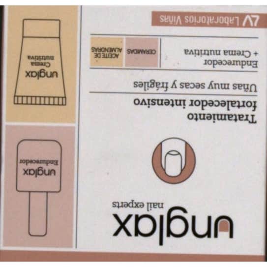 Unglax tratamiento uñas crema 15ml + endurecedor 10ml