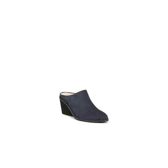 Scholl Arkansas Wedge Felt Zapato Azul Marino Talla 39 1 Par