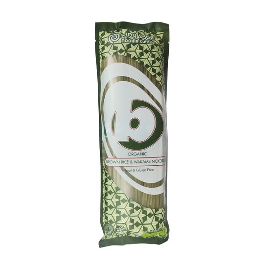King Soba Noodles Arroz Integal Y Wakame 250g