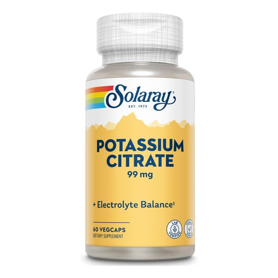 Solaray Potasio Citrato 99mg 60 Cap